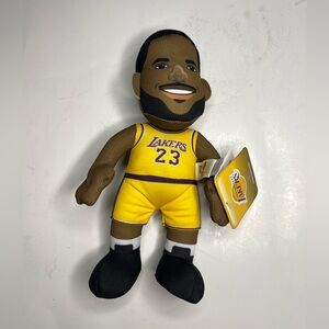 NWT-LeBron James NBA Los Angeles Lakers® Yellow 10" Plush Figure